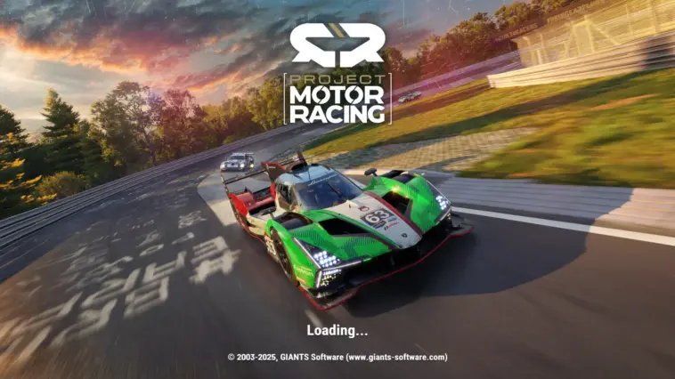 Loading Title Game Project Motor Racing