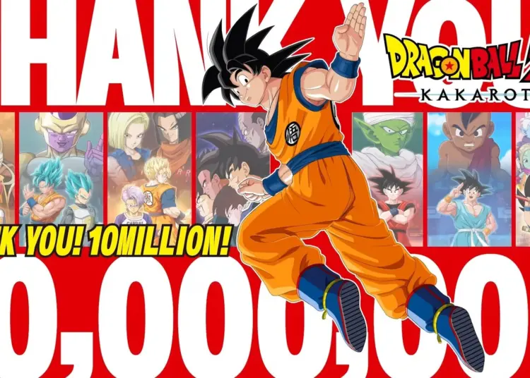 Penjualan dragon ball z kakarot tembus 10 juta kopi