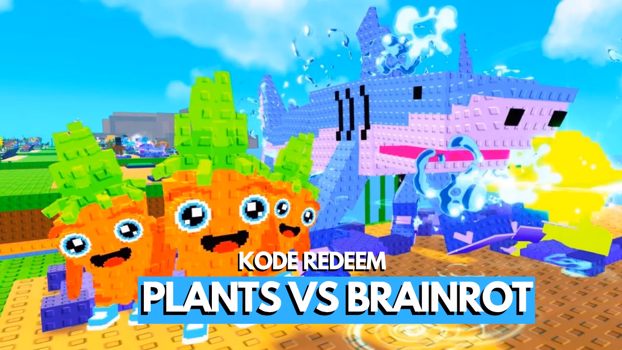Kode Redeem Plants vs Brainrots Roblox Terbaru (Juli 2026)