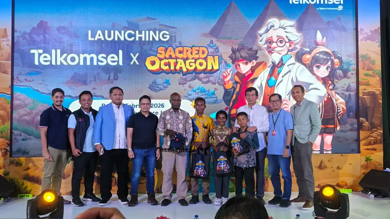 Telkomsel Bawa Edu-Games Sacred Octagon ke Lebih Banyak Keluarga Indonesia 1 Telkomsel Sacred Octagon Foto Bersama