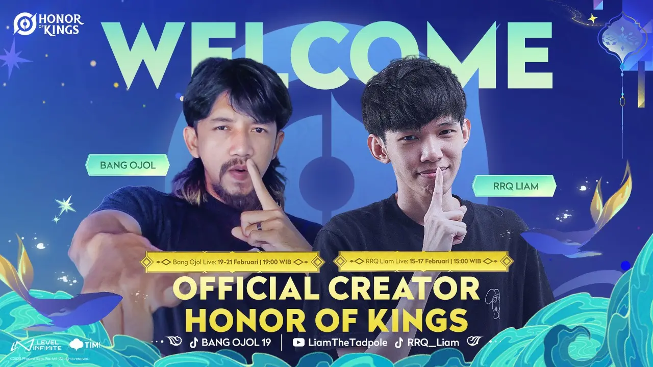 Debut Resmi Liam dan Bang Ojol 19, Honor of Kings Perkuat Komitmen Bangun Ekosistem Kreator 2026 1 Debut Resmi Liam dan Bang Ojol 19, Honor of Kings Perkuat Komitmen Bangun Ekosistem Kreator 2026