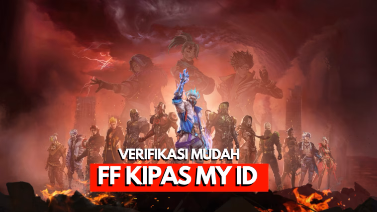 Gambar menunjukkan proses verifikasi ID di FF Kipas My ID yang gagal