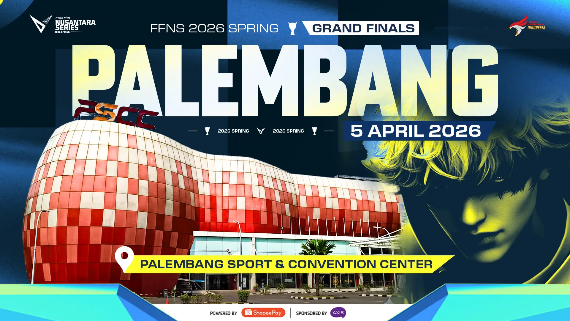 Grand Finals FFNS 2026 Spring Hadir di PSCC Palembang! Ini Line-Up Finalisnya 11 Grand Finals FFNS 2026 Spring Hadir di PSCC Palembang! Ini Line-Up Finalisnya