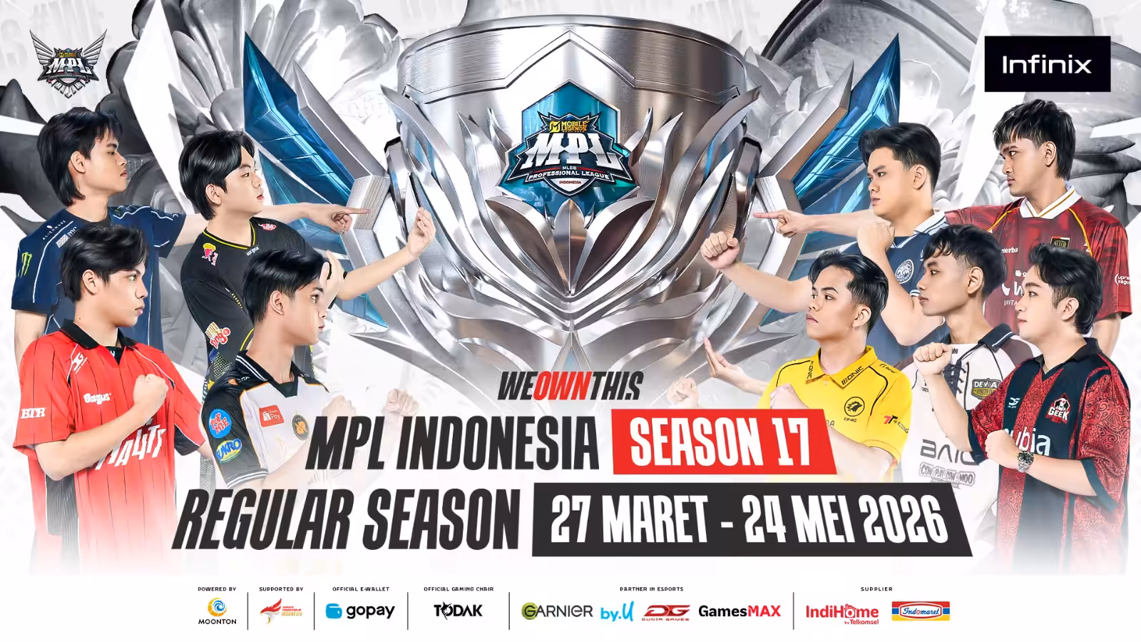 MPL ID Season 17 Resmi Dimulai, Lanjutkan Dominasi Indonesia di Esports Global 9 MPL ID Season 17 Resmi Dimulai, Lanjutkan Dominasi Indonesia di Esports Global