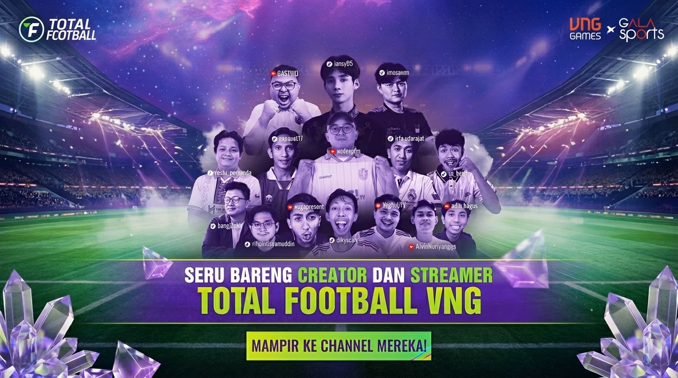 Total Football VNG Puncaki Chart Game Sport di Indonesia — Konten Lokal dan Program Creator Jadi Kunci 1 Total Football Vng