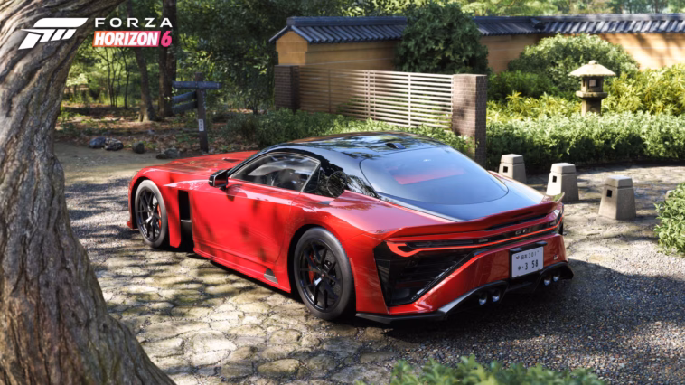 Gambar mobil dalam game Forza Horizon 6 yang dibagikan secara gratis kepada semua pemain