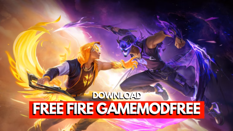 Gambar menunjukkan modifikasi gratis untuk game Free Fire yang populer
