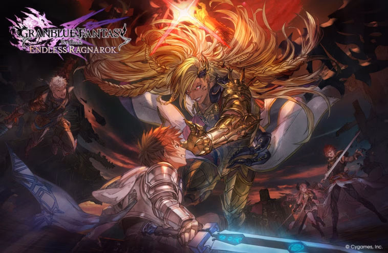 Gambar dari game Granblue Fantasy Relink Endless Ragnarok menampilkan karakter dan aksi epik