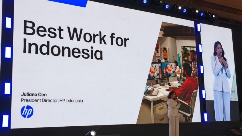 Logo HP Elevate Indonesia 2026 dengan desain modern dan futuristik