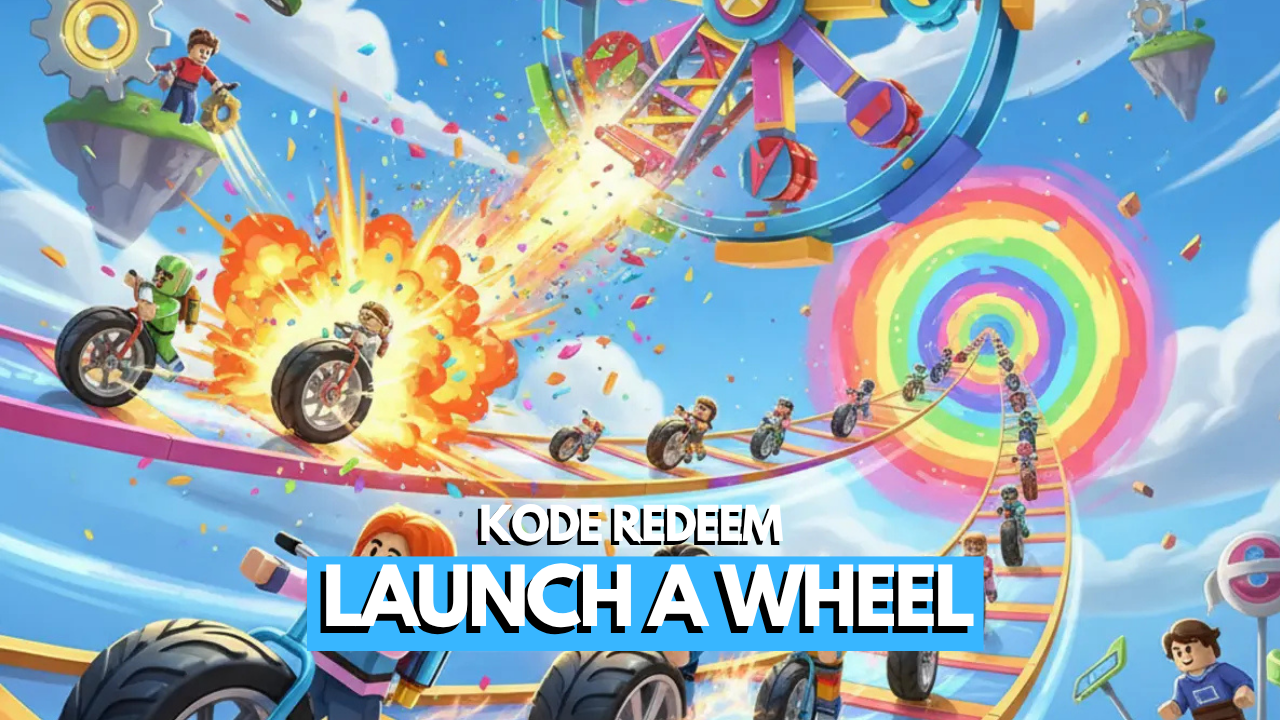 Kode redeem Roblox untuk fitur Launch a Wheel terbaru