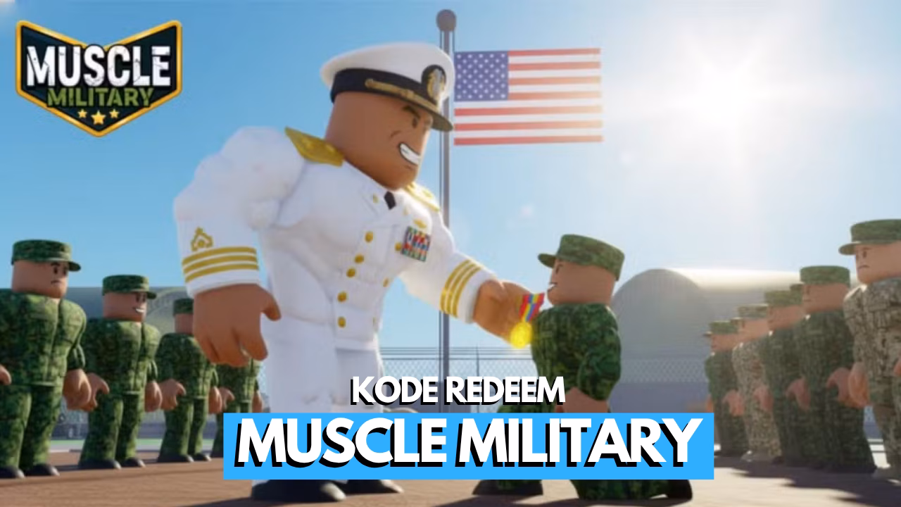 Kode Redeem Muscle Military Roblox Terbaru (Juli 2026) 1 Kode Redeem Muscle Military Roblox Terbaru