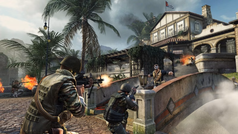 Gambar yang menunjukkan rilis ulang game Black Ops 1 dan 2 di platform PlayStation