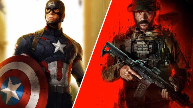 CEO Xbox Sebut Call of Duty Lebih Besar dari MCU 2 Logo Xbox dan judul Call of Duty dengan perbandingan besar dari MCU