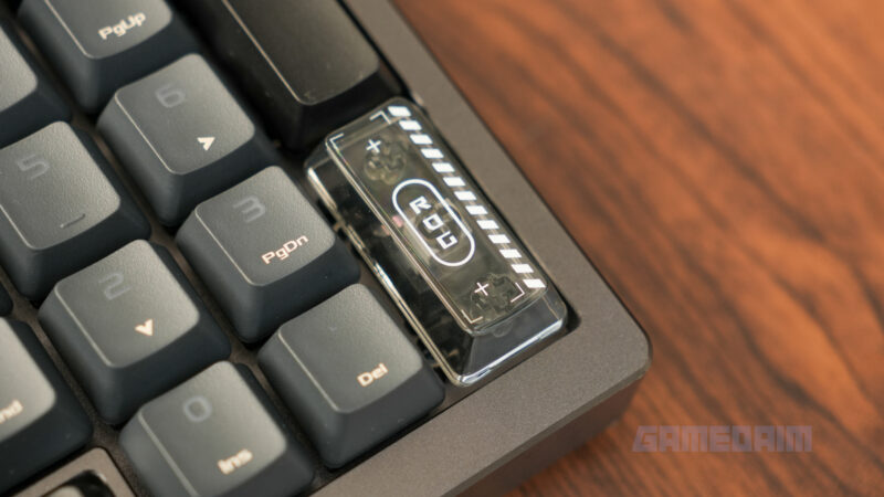 Review ASUS ROG Azoth 96 HE: Keyboard Premium yang Mudah Dikustomisasi 21 Gambar keyboard gaming ASUS ROG Azoth 96 HE dari review Gamedaim
