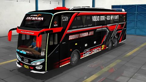 Download Livery BUSSID Bus Pertama Format PNG HD dan Jernih