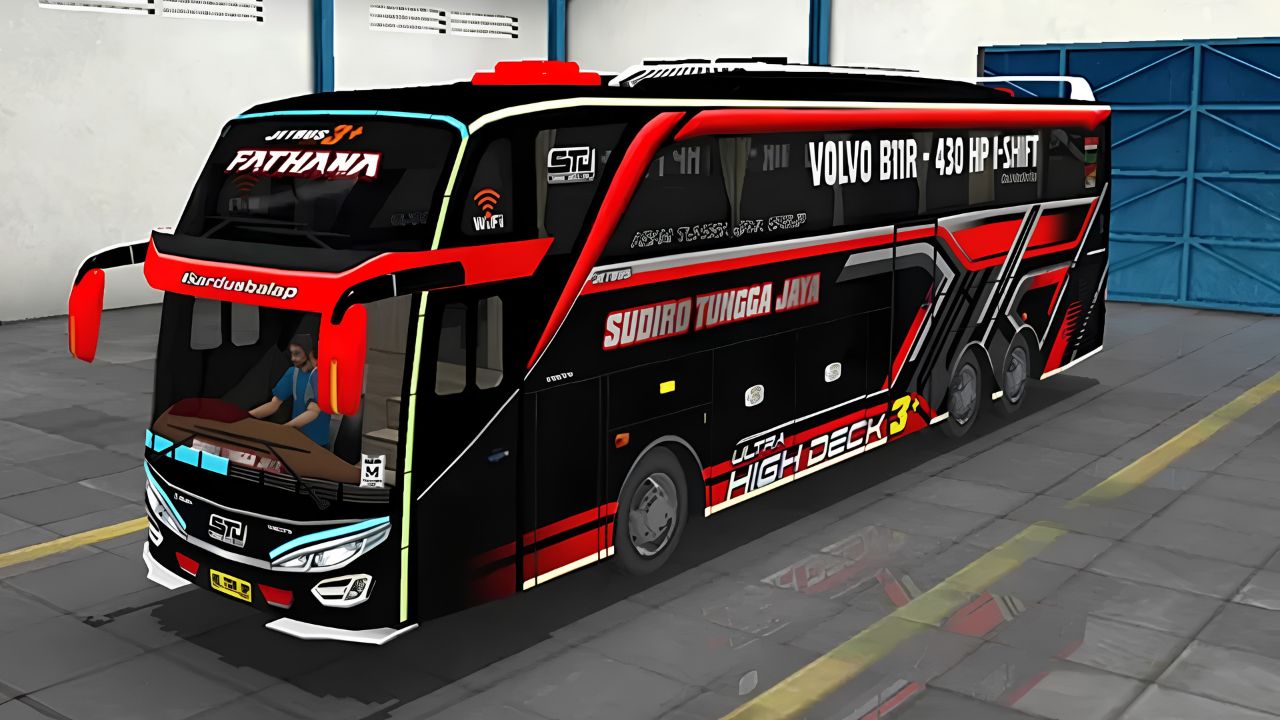 Download Livery BUSSID Bus Pertama Format PNG HD dan Jernih 3