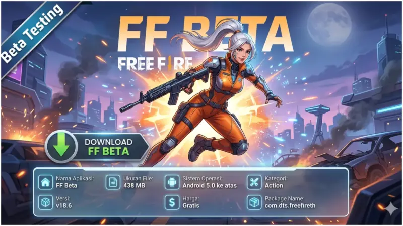FF Beta Testing APK v18.6 Official, Download Versi Terbaru 2026