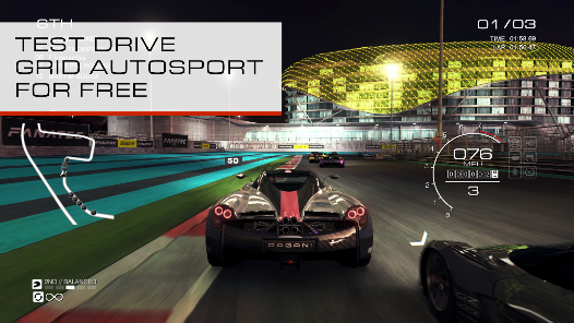 50 Game Balap Android Terbaik, Seru dan Menantang 9 Gambar dari game GRID Autosport menunjukkan mobil balap di lintasan