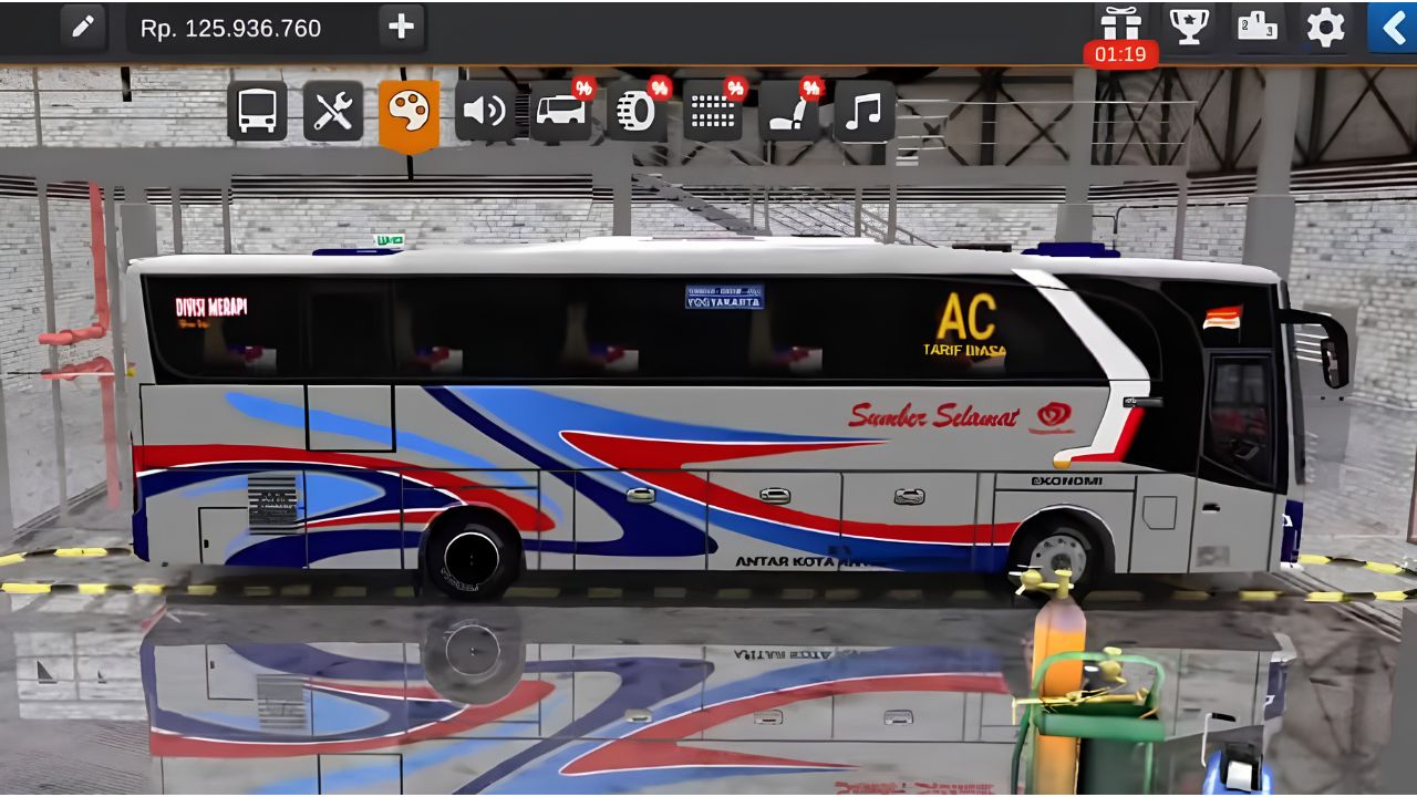 Livery BUSSID SHD Jetbus 3 PNG HD Keren dan Jernih 4