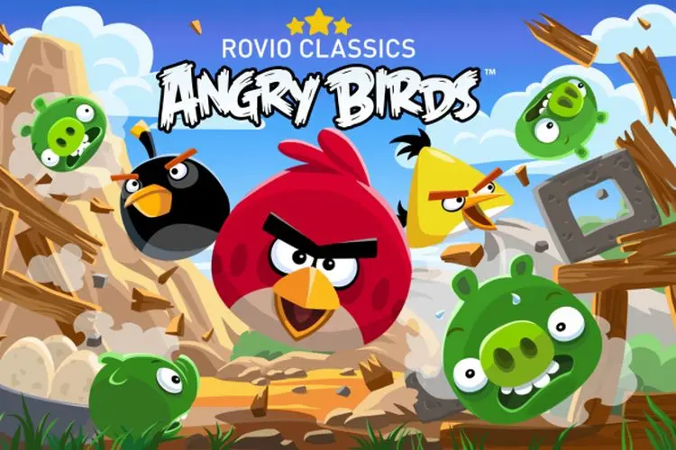50 Game Jadul Android Terbaik yang Bikin Nostalgia - Angry Birds