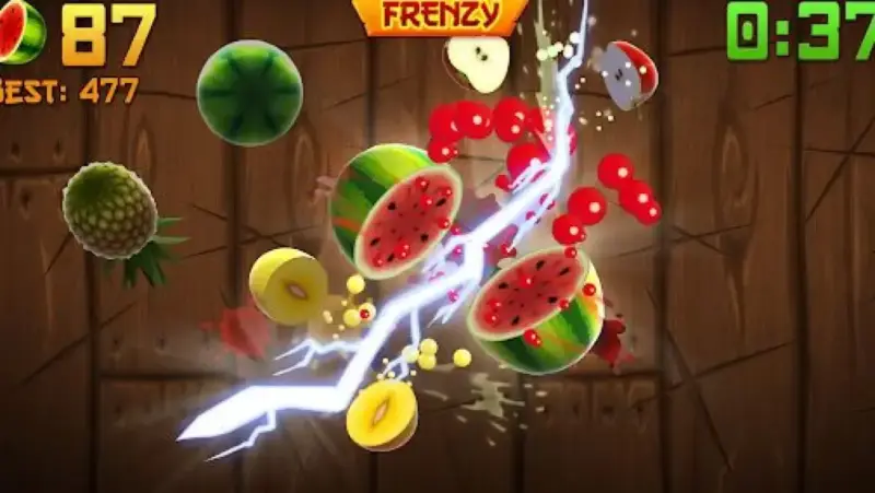 50 Game Jadul Android Terbaik yang Bikin Nostalgia - Fruit Ninja