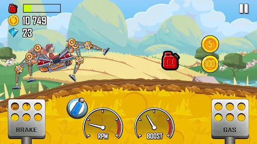50 Game Jadul Android Terbaik yang Bikin Nostalgia - Hill Climb Racing