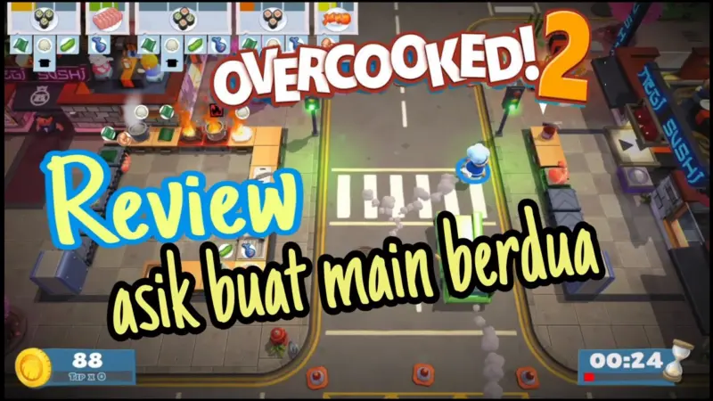 50 Game Mabar Berdua Terbaik - Overcooked! 2