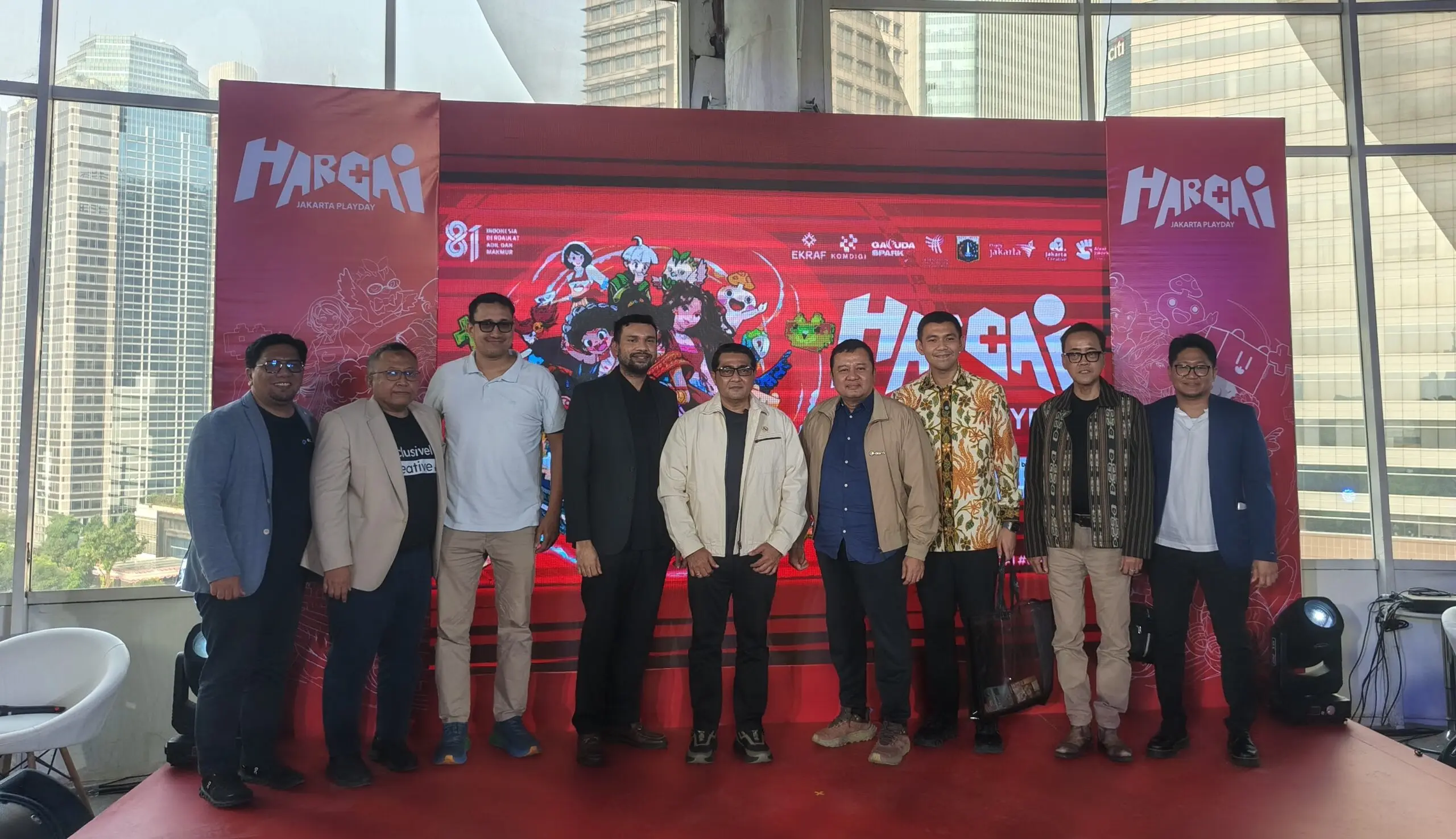 Delapan game buatan developer lokal yang dipamerkan di HARGAI 2026