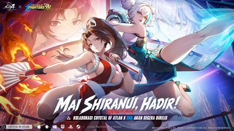 Mai Shiranui Hadir di Crystal of Atlan, Fighter Baru Sugariff Ikut Debut