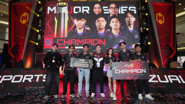 Visual juara seri utama CODM Major 2026 menampilkan logo dan pemenang