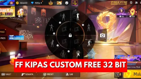 Cara Pasang FF Kipas Custom Free 32 Bit APK 2026 Terbaru