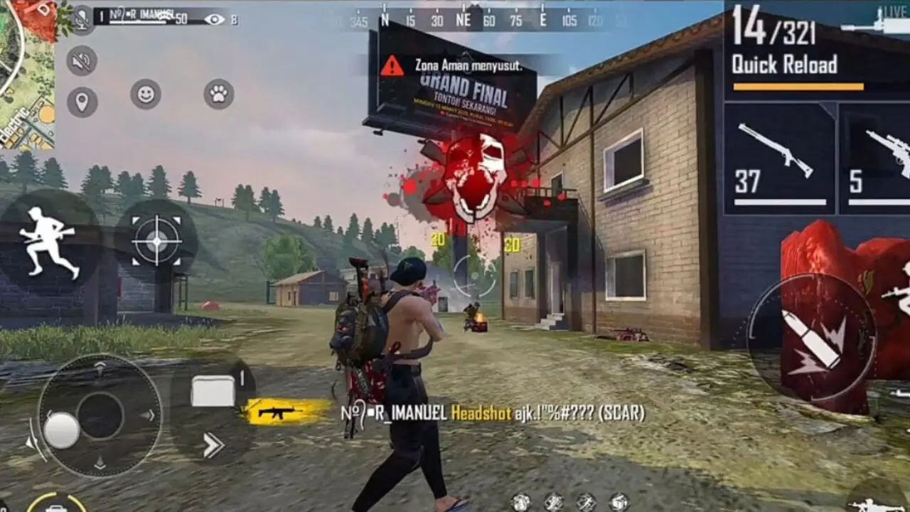 Config Sensitivitas FF Auto Headshot Aim Merah 2026 Versi Rean Ra