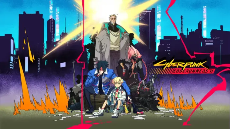 Poster resmi Cyberpunk Edgerunners 2 menampilkan karakter utama dan tanggal rilis Oktober 2026