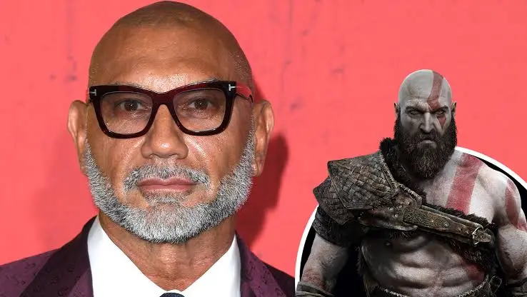 Dave Bautista sebagai Kratos dalam serial live action God of War di Amazon