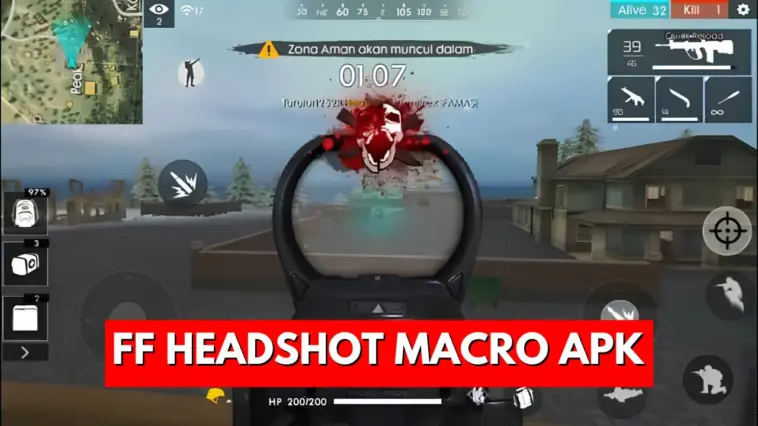 FF Headshot Macro APK Versi Terbaru 2026