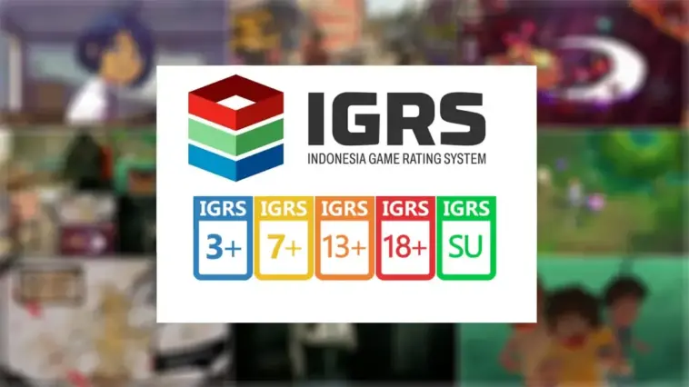 Ilustrasi logo IGRS dan kegiatan evaluasi oleh Kemkominfo
