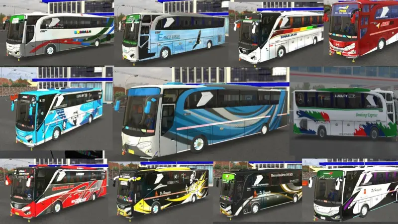 Livery BUSSID Yudistira HD Anime