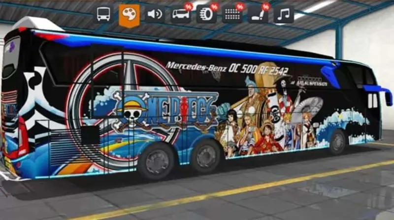Livery BUSSID Yudistira HD Anime