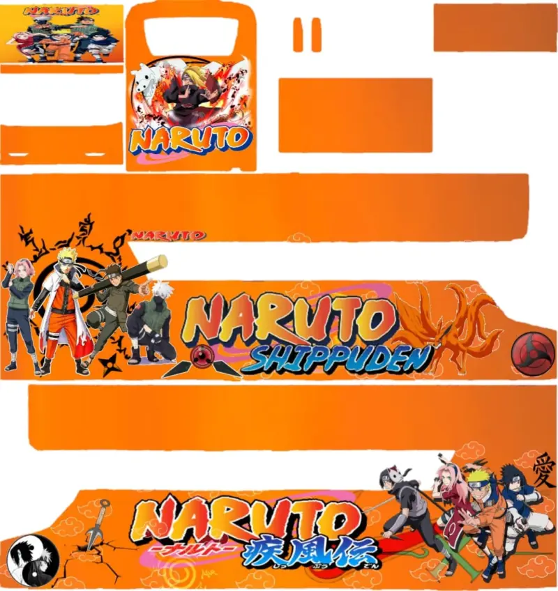 Livery BUSSID Yudistira HD Anime 