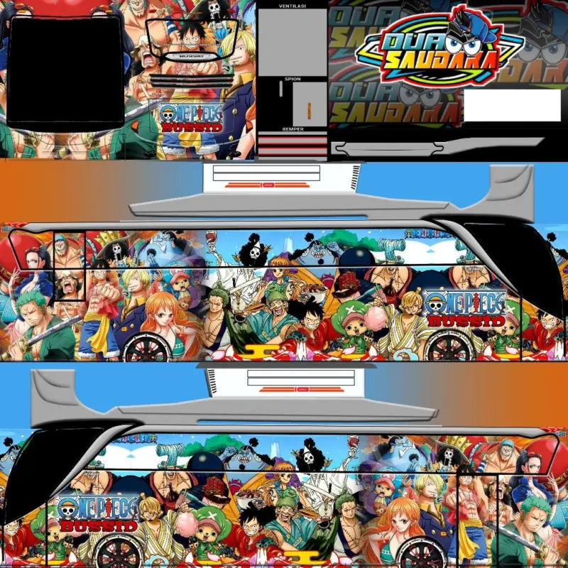 Livery BUSSID Yudistira HD Anime 