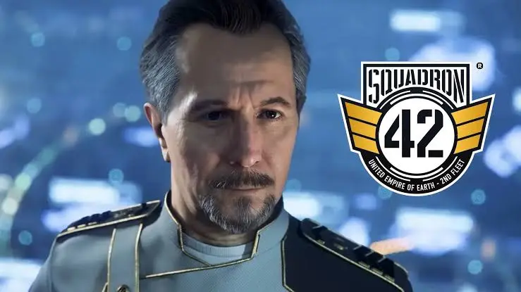 Squadron 42 Ditunda ke 2027 demi Menghindari GTA 6 2 Gambar poster Squadron 42 yang menampilkan pesawat luar angkasa dan karakter futuristik