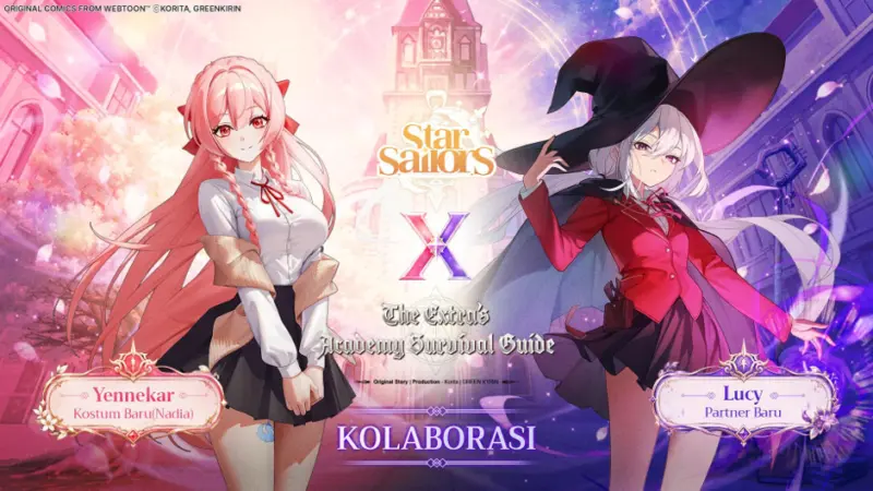 Gambar yang menunjukkan pembaruan terbaru dari game Star Sailors
