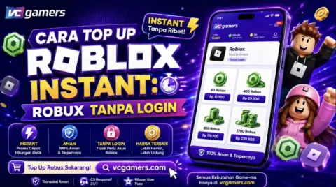 Cara Top Up Roblox Instant: Robux Tanpa Login