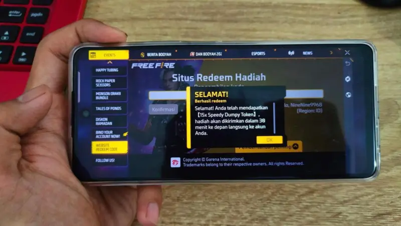 Website Kode Redeem FF Resmi: Cara Klaim Hadiah Free Fire dengan Aman 3 Website Kode Redeem FF Resmi