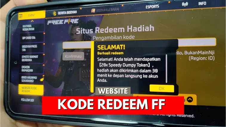 Website Kode Redeem FF Resmi
