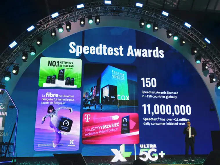 Penghargaan XL Ookla menunjukkan kecepatan internet terbaik