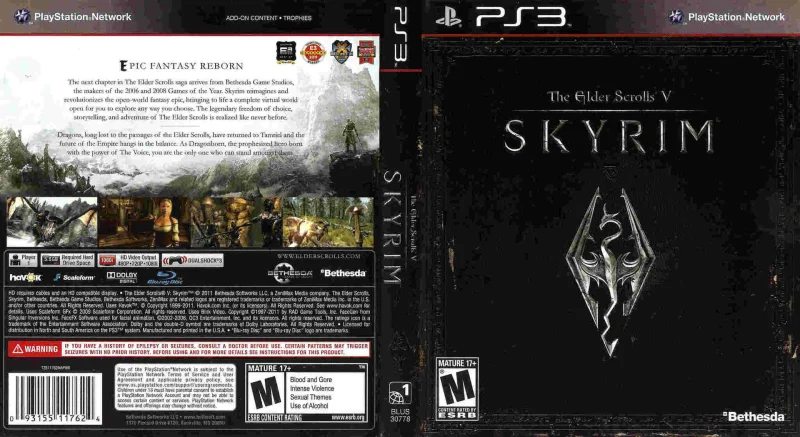 100+ Game PS3 Terbaik Sepanjang Masa yang Wajib Dimainkan 14 100+ Game PS3 Terbaik Sepanjang Masa - The Elder Scrolls V Skyrim