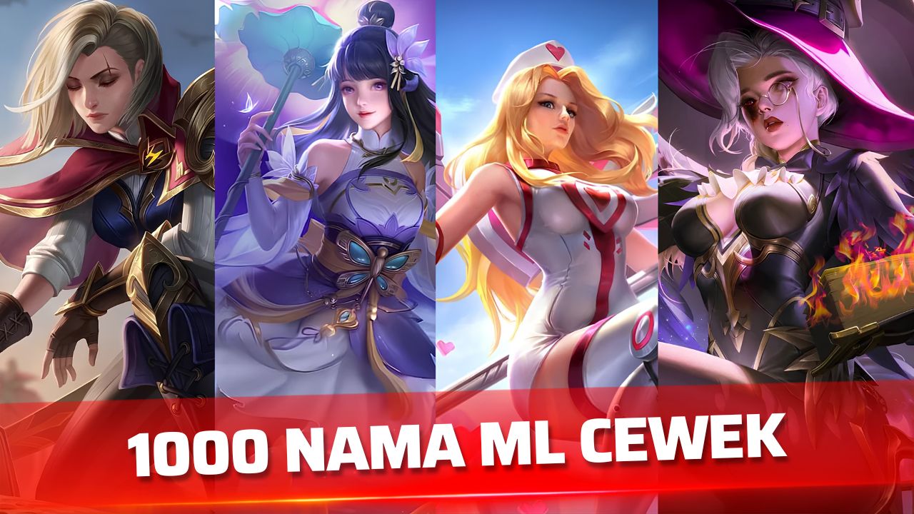 1000 Nama ML Cewek Aesthetic Terbaru, Unik, Keren, dan Jarang Dipakai