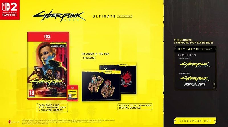 50 Game Nintendo Switch 2 Terbaik - Cyberpunk 2077 Ultimate Edition