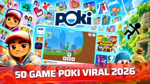 50 Game Poki Viral Tanpa Download 2026 yang Wajib Dimainkan di Browser